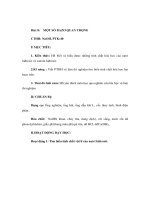 Giáo án Hoá học lớp 9 - MỘT SỐ BAZƠ QUAN TRỌNG doc