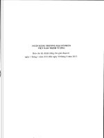 ngân hàng thương mại cổ phần việt nam thịnh vượng báo cáo tài chính riêng cho giai đoạn từ ngày 1 tháng 1 năm 2013 đến ngày 30 tháng 9 năm 2013