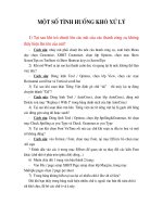 Các tình huống khó xử trong Word