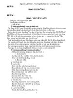 SINH HOẠT CHUYÊN MÔN KHỐI 4+5