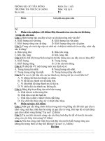 đề kiểm tra 45 phút các khối 6, 7, 8, 9