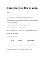 Chứng thực Hợp đồng ủy quyền. ppsx