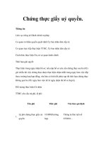Chứng thực giấy uỷ quyền doc