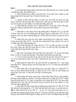 BÀI TẬP ÔN TẬP CHẤT KHÍ