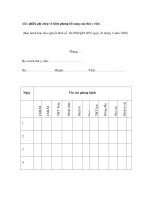 Mẫu phiếu ghi chép về tiêm phòng bổ sung của thú y viên doc