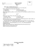 đề kiểm tra địa lí 6 giửa kì 2