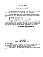 Tài liệu ôn tập SInh HSG và thi vào lớp 10