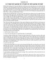 CHƯƠNG VII: LÝ THUYẾT KINH TẾ VĨ MÔ VỀ NỀN KINH TẾ MỞ ppsx