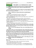 Bài thi tìm hiểu luật bình đẳng giới