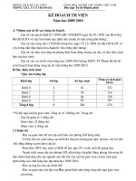 KH thư viên trường học