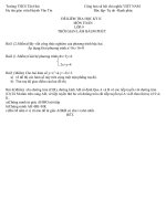 đề thi toán 9 HKII