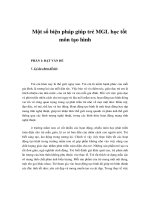 Một số biện pháp giúp trẻ MGL học tốt môn tạo hình potx