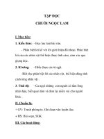 TẬP ĐỌC CHUỖI NGỌC LAM pps