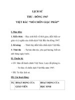 LỊCH SỬ THU - ĐÔNG 1947 VIỆT BẮC “MỒ CHÔN GIẶC PHÁP” pdf