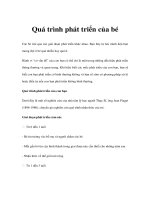 Quá trình phát triển của bé pptx