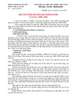 Các loại báo cáo