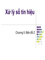 Bài tập Xử lý tín hiệu số, Chương 5 potx