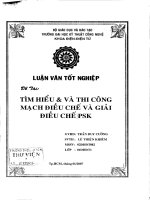 Thiết kế, thi công mạch điều chế và giải điều chế BPSK