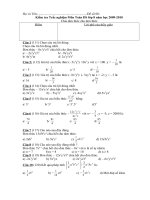 Kiem tra Trac nghiem DS 8.10
