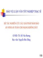 Minh họa bảo vệ luận văn