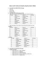 Kỹ năng sử dụng mạng máy tính pptx