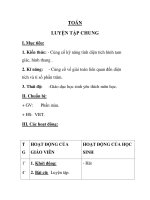 TOÁN LUYỆN TẬP CHUNG tuần 19 pptx