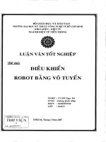 Điều khiển robot bằng vô tuyến