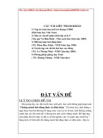 SKKN chứng minh BĐT có điều kiện