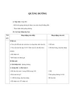 Giáo án Toán lớp 5 - QUÃNG ĐƯỜNG pot