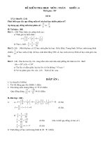 Đề thi HKII Toán 6