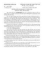 Hướng dẫn đánh giá xếp loại giờ dạy bậc trung học