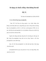 Sử dụng các thuốc chống viêm không Steroid (Kỳ 3) pdf