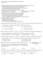 ĐỀ THI THỬ ĐH LẦN 2-2010 TRƯỜNG THPT LỤC NAM(CÓ ĐAP ÁN)