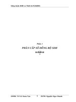 ghép kênh sdh và thiết bị flx600a