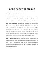 Công bằng với các con doc