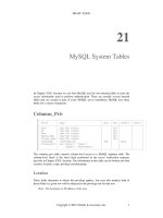 Hướng dẫn sử dụng MySQL part 18 pdf