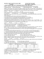đề thi thử đại học môn sinh học 2014 chuyên quảng trị
