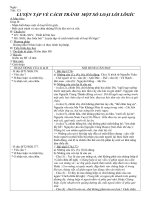 LUYỆN TẬP VỀ CÁCH TRÁNH...LỖI LÔGIC NV 12NC