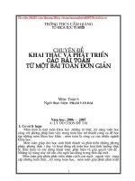 SKKN Khai thac va phat trien bai toan.doc