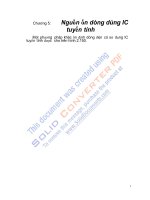 nguồn một chiều cho các thiết bị điện tử, chương 5 doc