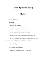 Loét dạ dày tá tràng (Kỳ 2) pptx