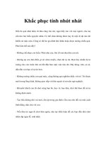 Khắc phục tính nhút nhát - Trí nhớ thất thường docx