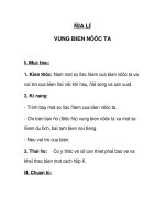 Địa lý vùng biển nước ta docx