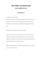 LUYỆN ĐỌC ANH NGỮ QUA CÁC TÁC PHẨM VĂN HỌC-THE THREE MUSKERTEERS ALEXANDRE DUMAS CHAPTER 53 doc