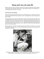 Dùng nước hoa cho mùa Hè pptx