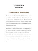 LUYỆN ĐỌC TIẾNG ANH QUA CÁC TÁC PHẨM VĂN HỌC – LEV TOLSTOY- SHORT STORY 4 docx