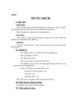 Giáo án Hoá học lớp 8 - DUNG DỊCH pot