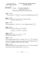 Đề Thi HSG Toán 12 - THPT Anh Sơn 2 - Nghệ An [2009 - 2010] ppsx