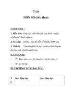 Toán HỖN SỐ (tiếp theo) pptx