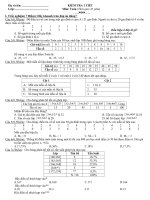 kiem tra chuong Thống kê